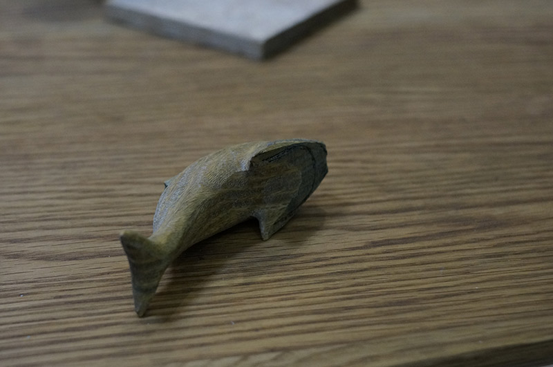 【木雕过程】小海豚-手工记木