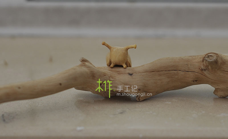 【木雕过程】黄杨木雕刻的小蜗牛-手工记木